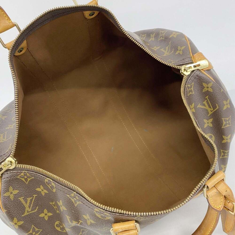 LOUIS VUITTON Brown Monogram Keepall 45 Boston Bag - Picture 4 of 11